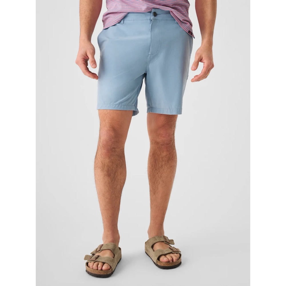 Faherty All Day Shorts 9” Inseam Flat Front Water Repellent Pockets Sz 29